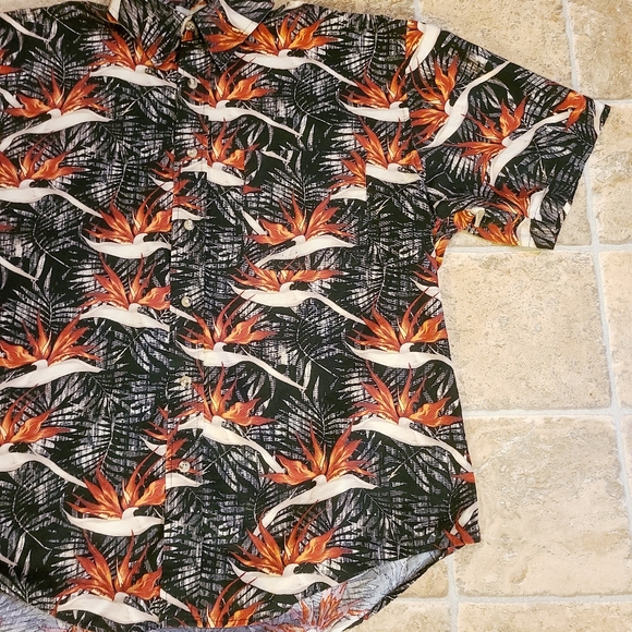 Bird of Paradise Print Hawaiian Shirt All Over Print - Picture 2 of 6